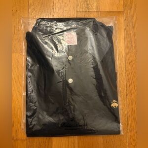 Brooks Brothers Black Supima Cotton Polo Shirt Size Large